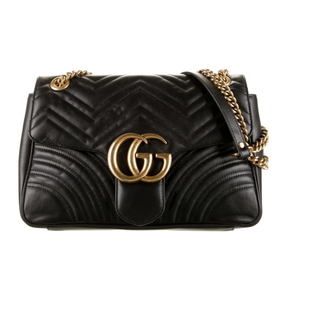 AUTHENTIC GUCCI
Medium Marmont Matelassé Shoulder Bag